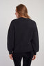 FINE KNIT SWEATER WITH CALENDULA EMBROIDERED FLOWERS