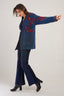 DEBBIE WOOL LONG-SLEEVED V-NECK CARDIGAN