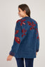 DEBBIE WOOL LONG-SLEEVED V-NECK CARDIGAN