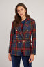 LAURE CHECKED BLAZER JACKET