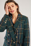 LAURE CHECKED BLAZER JACKET