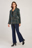 LAURE CHECKED BLAZER JACKET