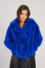LESLIE BALL JACKET IN FAUX FUR, SOFT LINING