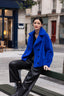 LESLIE BALL JACKET IN FAUX FUR, SOFT LINING
