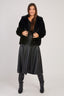 LESLIE BALL JACKET IN FAUX FUR, SOFT LINING