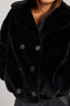 LESLIE BALL JACKET IN FAUX FUR, SOFT LINING