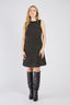 EBONY TWEED SHORT DRESS