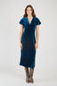 EDITH LONG VELVET DRESS