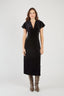 EDITH LONG VELVET DRESS