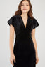 EDITH LONG VELVET DRESS