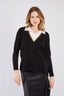 AGRIPPINE V-NECK SHIRT SWEATER