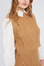 ALBERTA SLEEVELESS SWEATER WITH INTEGRATED SHIRT