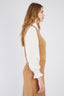 ALBERTA SLEEVELESS SWEATER WITH INTEGRATED SHIRT