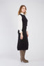 ALBERTA SLEEVELESS SWEATER WITH INTEGRATED SHIRT