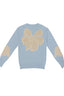ALBINA SWEATER WITH EMBROIDERED FLORAL PATCH