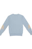 ALBINA SWEATER WITH EMBROIDERED FLORAL PATCH