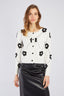 BASTELICA FLORAL EMBROIDERED KNIT VEST