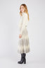 LONG PLEATED JEANETTE KNIT SKIRT