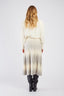 LONG PLEATED JEANETTE KNIT SKIRT