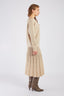 JUDITH PLEATED KNIT MID-LENGTH SKIRT