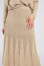 JUDITH PLEATED KNIT MID-LENGTH SKIRT