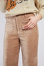 FLAURIANE STRAIGHT-FIT VELVET PANTS