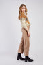 FLAURIANE STRAIGHT-FIT VELVET PANTS