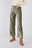 FLAURIANE STRAIGHT-FIT VELVET PANTS