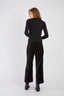 FLAURIANE STRAIGHT-FIT VELVET PANTS
