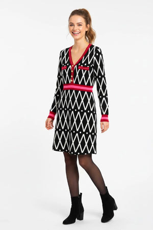 DERHY BEATRICE SHORT KNIT DRESS