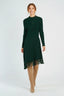 DERHY BETTY ASYMMETRIC KNIT DRESS