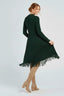 DERHY BETTY ASYMMETRIC KNIT DRESS