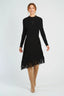 DERHY BETTY ASYMMETRIC KNIT DRESS