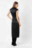 DERHY ANITA DRAPED SATIN DRESS