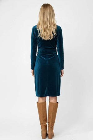 DERHY ALLISTAIR SHORT VELVET DRESS
