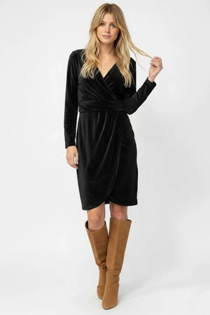 DERHY ALLISTAIR SHORT VELVET DRESS
