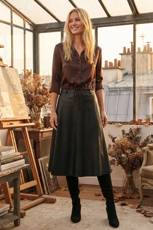 DERHY MADELEINE SATIN SHIRT