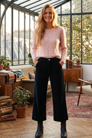 DERHY NAIROBI SEQUINED KNIT SWEATER