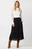 DERHY NATHEA SHEER-SLEEVED SWEATER