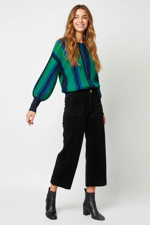 DERHY NAYA STRIPED KNIT SWEATER
