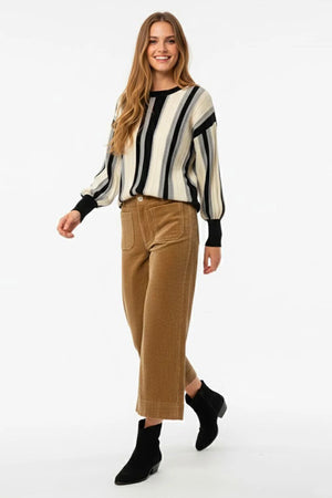 DERHY NAYA STRIPED KNIT SWEATER