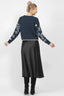 DERHY ELIANE EMBROIDERED KNIT VEST