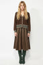 DERHY ELODIE STRIPED KNIT VEST