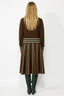 DERHY ELODIE STRIPED KNIT VEST