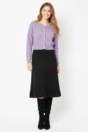 DERHY ENYA BEADED KNIT VEST