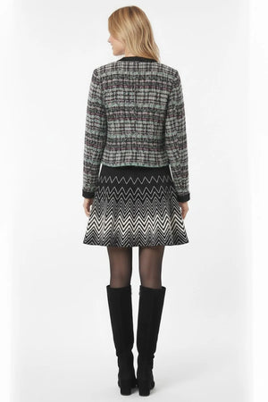 DERHY IBIS SHORT SKATER-STYLE KNIT SKIRT