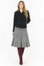 DERHY IDEAL PLEATED MIDI KNIT SKIRT