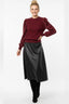 DERHY ILONA FAUX LEATHER SKIRT