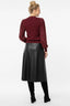 DERHY ILONA FAUX LEATHER SKIRT