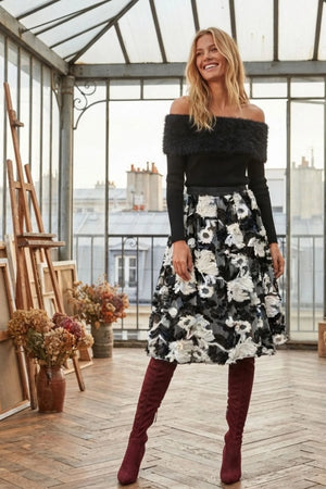 DERHY IMPALA LACE MIDI SKIRT